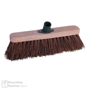 12" Stiff Sweeping Broom Head - Picture 1 of 1