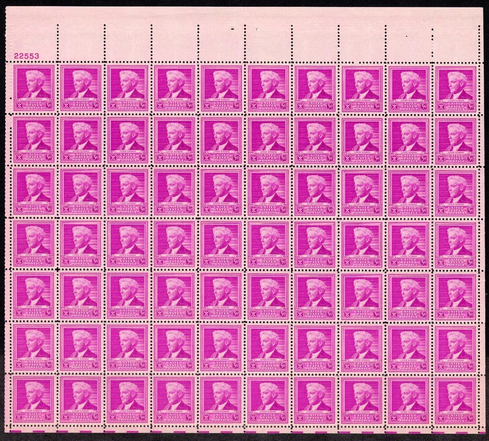 Scott #876 Luther Burbank Sheet of 70 Stamps - MNH P#22553 - Image 1 of 1
