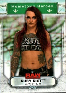 2019 Topps WWE RAW - Hometown Heroes Insert #HH-34 Ruby Riott - Picture 1 of 2