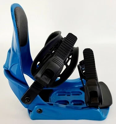NEW $150 Women's Zuma Snowboard Bindings Blue/Black also fits Burton Boards S/M