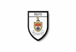 Patch printed shield embroidery border badge souvenir flag city county mayo - Bild 1 von 1