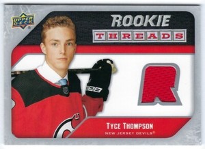 2021-22 Upper Deck Rookie Threads card# RT-TT of Tyce Thompson