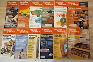 12x Popular Science Magazines 1973 - 1979 SEE PICS - Picture 1 of 24