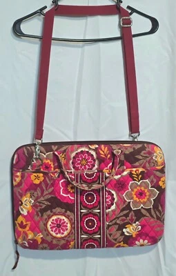 Vera Bradley E-Reader Sleeve 100 % Cotton Multi-Color Rosy Posies Pattern - Image 1 of 4