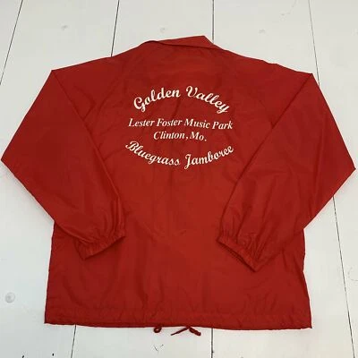 Vintage Cardinals Men’s Jacket Size Medium Windbreaker Light Weight Button Up - Image 1 of 4