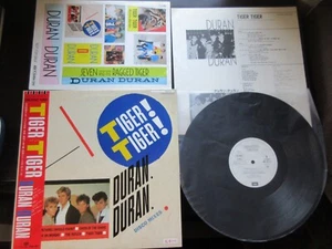 Duran Duran Tiger! Tiger! Japan Promo Vinyl 12 inch EP w OBI Promo Sticker 50142 - Picture 1 of 11