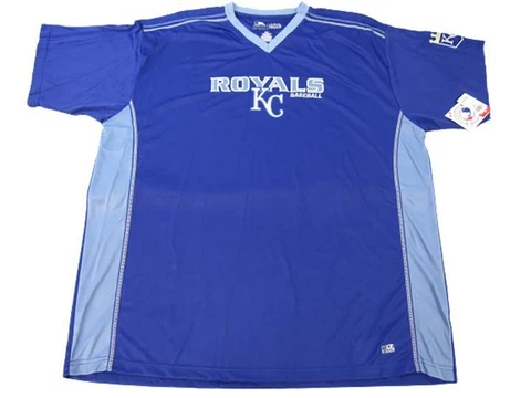 New Kansas City Royals Mens Sizes 3XL-4XL Majestic TX3Cool Polyester Shirt Cover