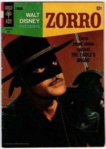 ZORRO / WALT DISNEY PRESENTS # 2 (GOLD KEY) (1966) GUY WILLIAMS PHOTO COVER - Picture 1 of 1