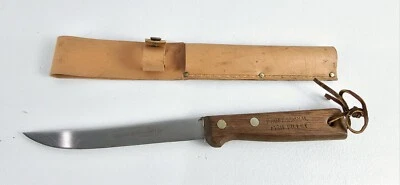 Cuchillo de filete de pescado profesional borde de diamante imperial funda de hoja de acero inoxidable EE. UU. Foto 1 de 4