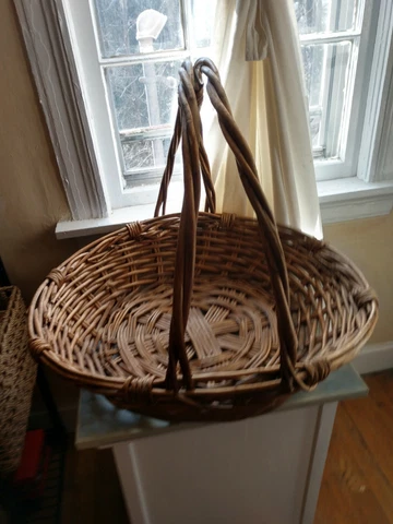 Large Wicker Floor Basket Cover