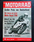 Das Motorrad 11/69 GP Deutschland,Test Moto Guzzi Ambassador 750,Zündapp 50-Moto
