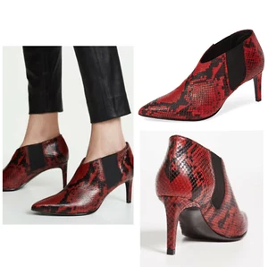 $475 Rag & Bone Beha Chelsea Booties In Red Size: 37.5(US 7.5) - Picture 1 of 6