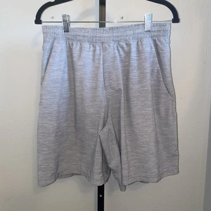 Gray Lululemon Athletic Gym Shorts Size Large Mens - Picture 1 of 4