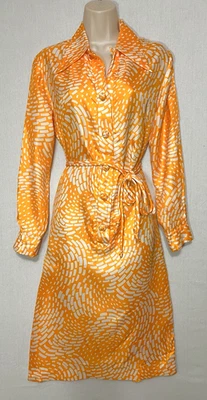 VESTIDO CAFTÁN CAMISA VINTAGE AÑOS 70 SERBINA DE FLORIDA MURIEL RYAN MUJER S/M Foto 1 de 4