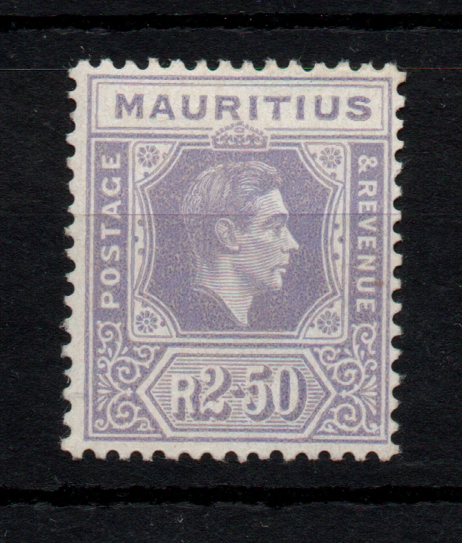 Mauricio 1948 2r 50c pizarra violeta como nuevo LHM SG261b WS45573 Foto 1 de 1