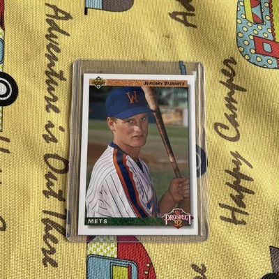 1992 Upper Deck - Top Prospect Jeromy Burnitz #65 - Image 1 of 2