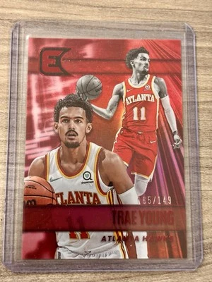 2021-22 Panini Chronicles Essentials Red /149 Trae Young #310 - Image 1 of 2
