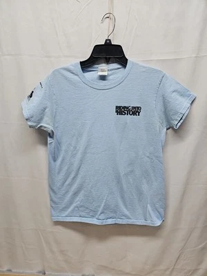 16th Annual Riding Into History 2015 T-Shirt Size Med Vintage Motorcycle Rally - Image 1 of 4