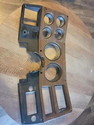 Camión Chevy GMC 1973 1974 C/K grano de madera calibre tablero bisel moldura carrocería cuadrada blazer Foto 1 de 4