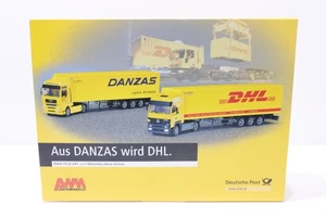 1:87 AWM 006738 LKW Modellauto Set Deutsche Post MAN MB OVP N95 - Picture 1 of 2