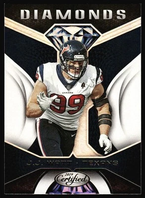 2019 Panini Certified J.J. Watt Diamonds Holo Insert #DI-JJ Houston Texans - Image 1 of 2