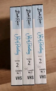 Bob Ross The Joy Of Painting VHS SERIES 2.. 1-3 Art Instruction 3 vhs tapes   - Imagen 1 de 6
