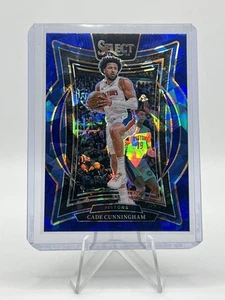 2024-25 Panini Select - Concourse Cade Cunningham #65 Blue Cracked Ice Prizm - Bild 1 von 2