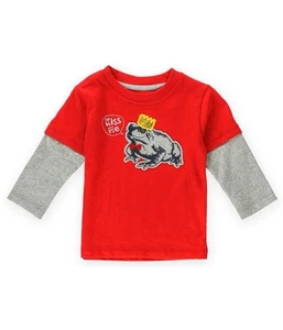 Gymboree Boys Kiss Me Frog Embellished T-Shirt, Red, 6-12 mos - Picture 1 of 1