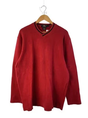 Suéter tejido RRL (grueso) / Grande / Algodón / Rojo / Color liso / KK-RR-YS-2013 Foto 1 de 4