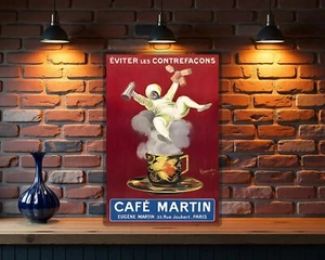 Vintage Café Martin Heavy Metal Sign - 24"x16" (60x40 cm) - Picture 1 of 5