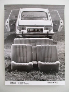 Renault 16 TS Original Foto Werkfoto Pressefoto Photo de press Modelljahr 1971 - Picture 1 of 2