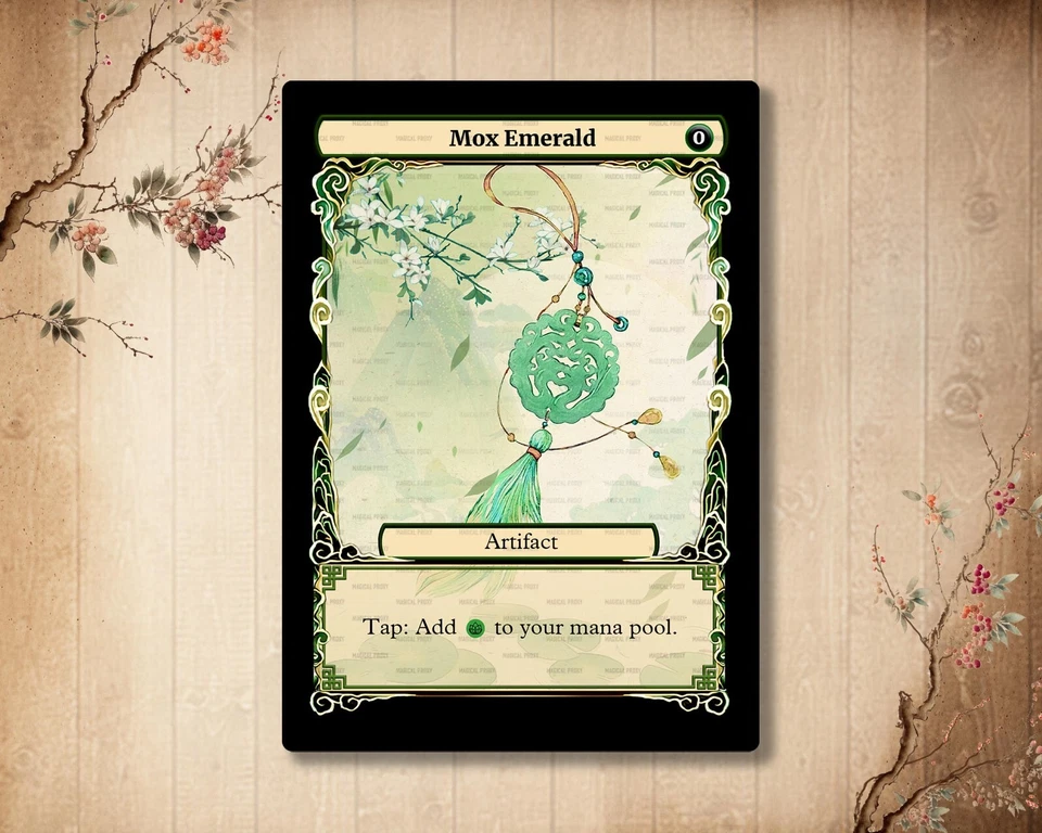 Mox Emerald - High Quality Custom Card [ Japanese Custom Art P9 ] - Imagen 1 de 1
