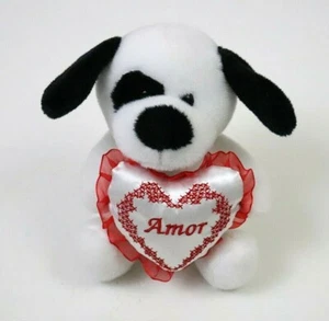 Gabi Toy Amor Dog Plush 7.5" Heart Gift 2015 Animal - Picture 1 of 7