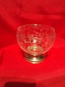 cristal antiguo estilo juvenil con base de plata - Imagen 1 de 3
