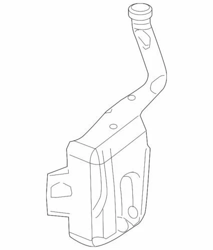 Genuine GM 2005-2010 Chevrolet Pontiac Cobalt G5 Base Washer Reservoir 22695010 - Image 1 of 2