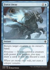 FORCE AWAY 040/269 KHANS OF TARKIR MTG MAGIC LP - Picture 1 of 1