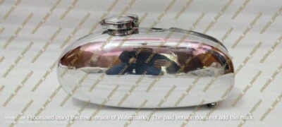 BSA B50 B50mx B44 B40 Aluminum Alloy Fuel Petrol Tank With 2.5 Monza Cap - Image 1 of 4