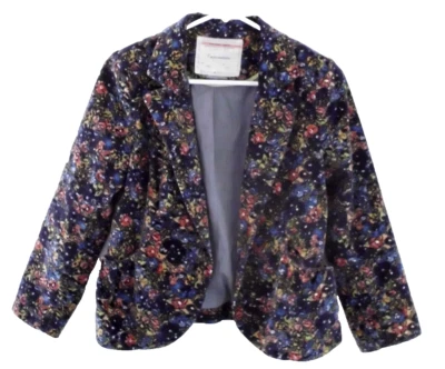 Chaqueta Blazer Anthropologie Cartonnier Anochecer Jardín Pana Azul Marino Floral 8 Foto 1 de 3