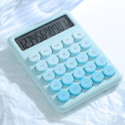 Kalkulator biurkowy 12-cyfrowy duży wyświetlacz LCD duży okrągły przycisk słodki C8F6