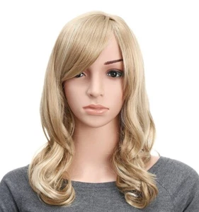 OneDor 18 Inch Full Head Long Curly Charming Premium Hair Wig with Hair Fringe - Picture 1 of 45