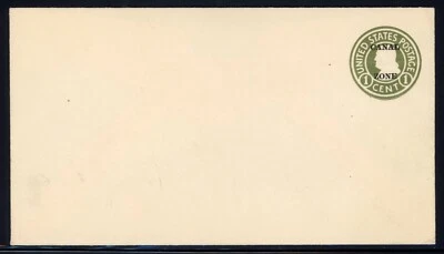 Canal Zone 1924 1 cent Scott# U6 Extra Fine Mint Entire Only 50,000 Printed! - Image 1 of 2