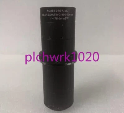 1 PCS THORLABS AC254-075-A-ML/BBAR COATING 400-700mm f=75.0mm lens good - Image 1 of 4