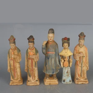 Figuras de juego y música esculturas figuras hechas a mano adornos porcelana colección - Imagen 1 de 5
