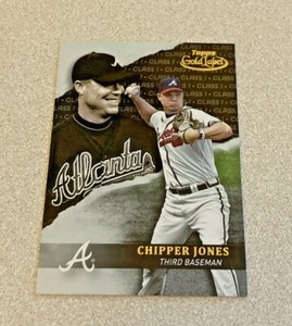 2020 Topps Gold Label Class 1 Black #9 Chipper Jones Braves
