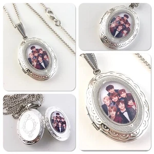 Collar medallón ovalado BTS ** BANGTAN BOYS ** BOY BAND K POP - Imagen 1 de 3