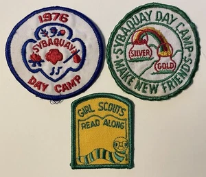 Sybaquay (Illinois) Girl Scout Patches Day Camp 1976, Day Camp 197?, Read Along - Picture 1 of 4