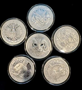 Juego completo Destiny Coins - Las 6 piezas - 12 onzas en cápsulas - PEDIDO PENDIENTE - Imagen 1 de 11