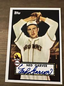 Ned Garver - 2011 Topps Lineage Autograph Reprint #RA-NG  St. Louis Browns  D263