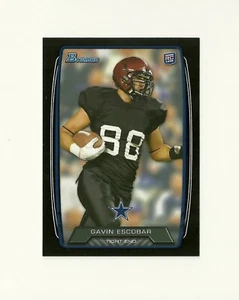 2013 Bowman Black #211 Gavin Escobar RC Dallas Cowboys SDSU - Picture 1 of 2
