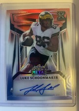 2023 Leaf Metal Football - Autographs #BA-LS1 Rookie Luke Schoonmaker 3/4!!! 